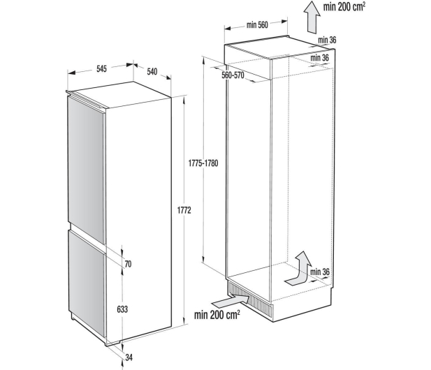 Gorenje CHLODZ-ZAMR. NRKI4182P1 ### - 1391182 - zdjęcie 4